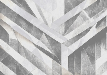 abstract soft black and white geometric pattern with old vintage texture