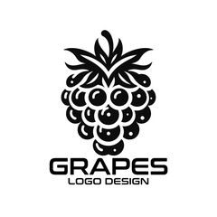 Grapes Vector Logo Design