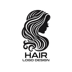 Hair Vector Logo Design