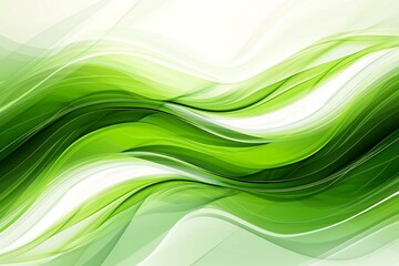 Abstract green background with some smooth lines in it