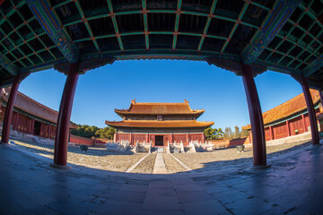 China in the qing dynasty emperor mausoleum, clear dongling
