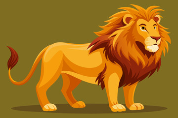 Somali Lion vector illustrtion