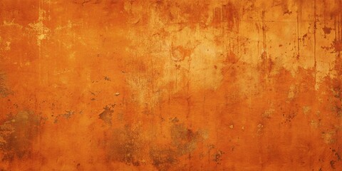 orange colored antique distressed vintage, grunge texture background - obrazy, fototapety, plakaty