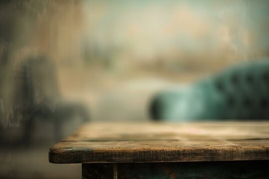 Table Top And Blur Interior of the Background - vintage effect style pictures