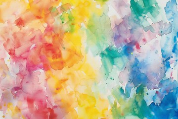 Abstract watercolor background,  Hand-painted background,  Multicolored texture