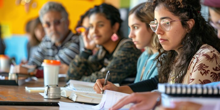 Recording Discussions at Local Gathering in Civic Hub.