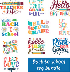 Back to school svg bundle