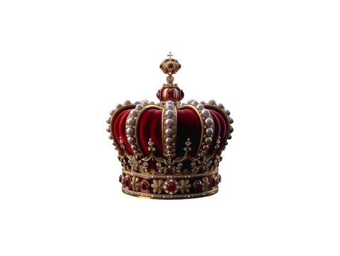 isolated royal crown