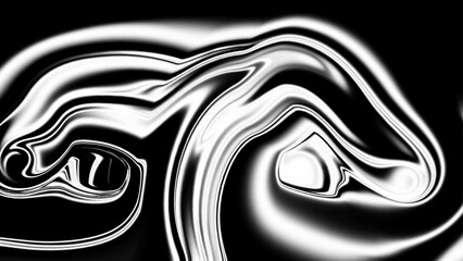 Abstract silver marble texture. Abstract black, gray marble background. Silver liquid texture. Silver metallic surface.