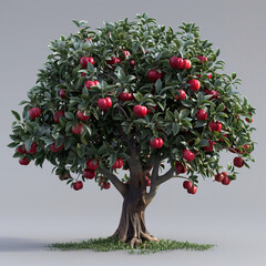 red apple tree