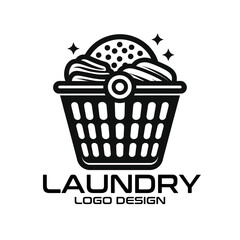 Laundry Vector Logo Design