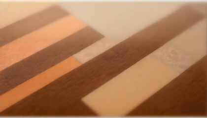 Beautiful, blurred rectangle of brown paper, resembling wood flooring with tints of beige. - 782837953