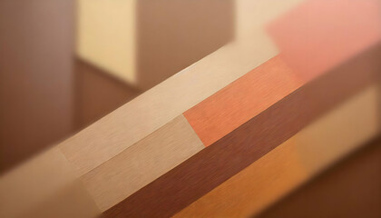 Beautiful, blurred rectangle of brown paper, resembling wood flooring with tints of beige. - 782837966