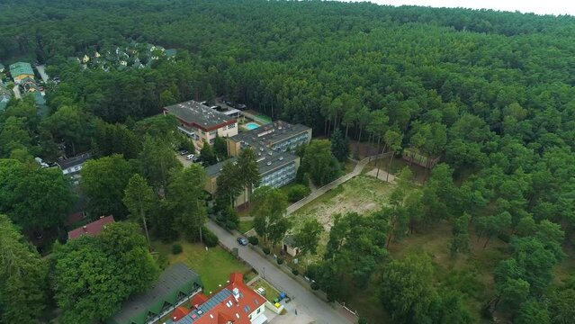 Beautiful Landscape Lukecin Piekny Krajobraz Aerial View Poland