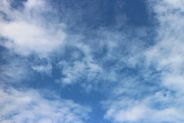 Naklejka premium Beautiful blue sky and white cloud