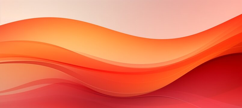 background vector abstract. walpaper gradient wave Red and orange.
