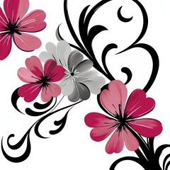 background with flowers