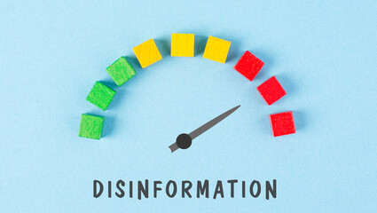 Disinformation and propaganda, facts and fake news, conspiracy theory concept, media and...