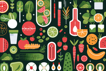Plant-based food innovation, scientists developing sustainable protein alternatives in laboratory