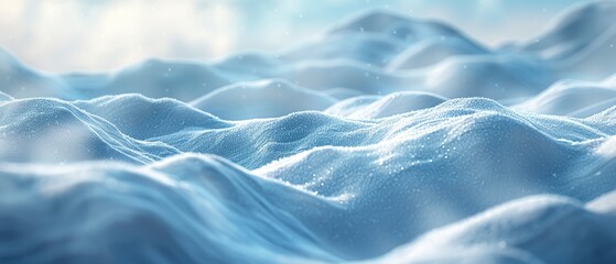 Snowdrift texture, close up, soft shadows, detailed, morning light