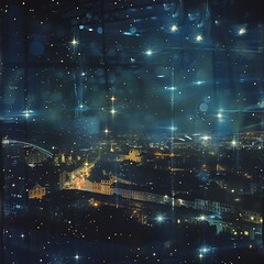 Fototapeta premium city lights