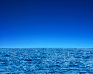 Blue sunny sea water surface - 782853959