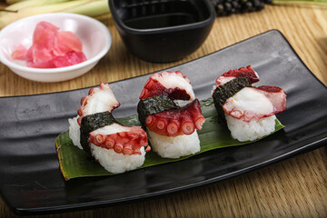 Japanese cuisine - sushi with octopus