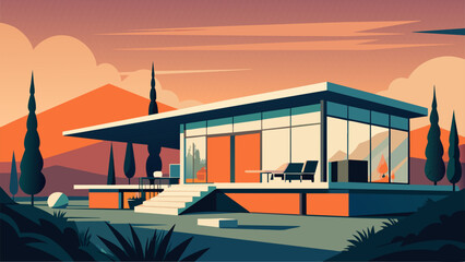 A neglected midcentury modern house once considered an eyesore in the neighborhood is now the talk of the town with a sleek design large