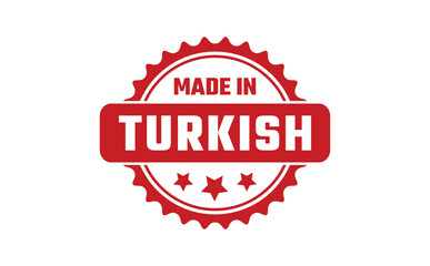 Made In Turkish Rubber Stamp