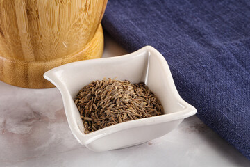 Zeera seeds in the bowl