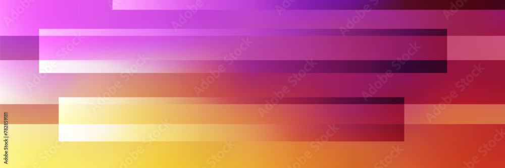 Wall mural abstract layered overlapping geometric gradient shapes pattern with various random sized rectangles 