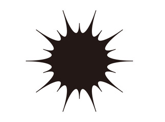 モノクロ　強調　衝撃　血痕