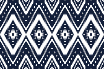 Ethnic ikat pattern.beautiful pattern. folk embroidery,bohemian style,aztec geometric art ornament print.ethnic abstract Inkatha art.Seamless fabric.design for fabric, carpet, wallpaper, clothing	