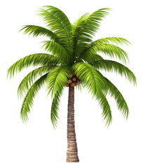 Obraz premium PNG Tree coconut plant coconut palm tree. 