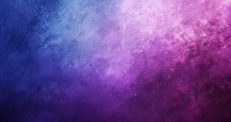 Fototapeta na wymiar Abstract blurred background with purple and blue gradient, grainy texture, minimalist backgrounds.