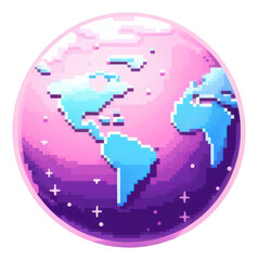 PNG Cute planet cartoon sphere shape globe. 