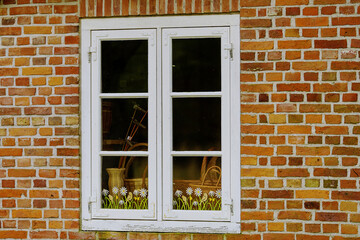 old window in the wall