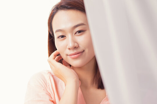 Beauty photo of young Asian woman