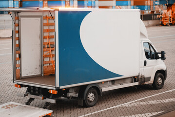 Logistics Supply Chain Stores Delivery Cargo Truck Van Bus MPV