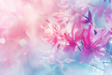 Obraz na płótnie Canvas Floral background. Created with Generative AI technology.