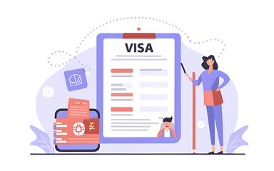 Visa, Visa Application - obrazy, fototapety, plakaty