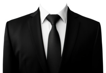 PNG  A suit with a tie necktie tuxedo shirt. 