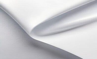 デザインパンフレット、ウェブサイト、チラシ用の抽象的な白モノクロベクトルの背景。証明書、プレゼンテーション、ランディング ページ用の幾何学的な白い壁紙