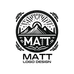 Matt Vector Logo Design