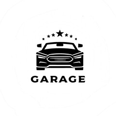 Obraz premium illustration logo design a car repair shop