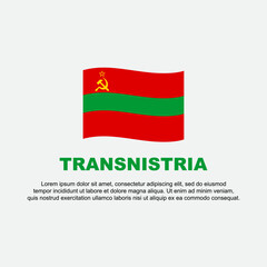 Transnistria Flag Background Design Template. Transnistria Independence Day Banner Social Media Post. Transnistria Background