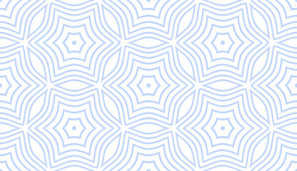 Seamless Geometric Pattern. Abstract Light Blue Texture.  - 782881526