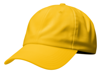 PNG Yellow cap, transparent background