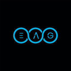 EAG letter logo abstract design. EAG unique design. EAG.