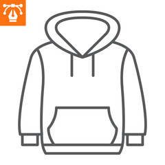 Hoody line icon